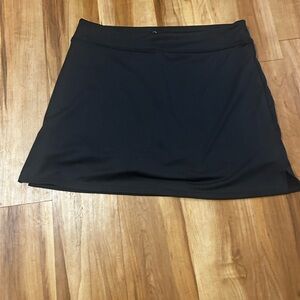 Flattering black skort from Tranquility.